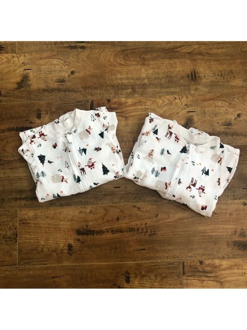 George Baby Christmas Holiday Printed Sleepers 2-Pack Bundle 18-24M